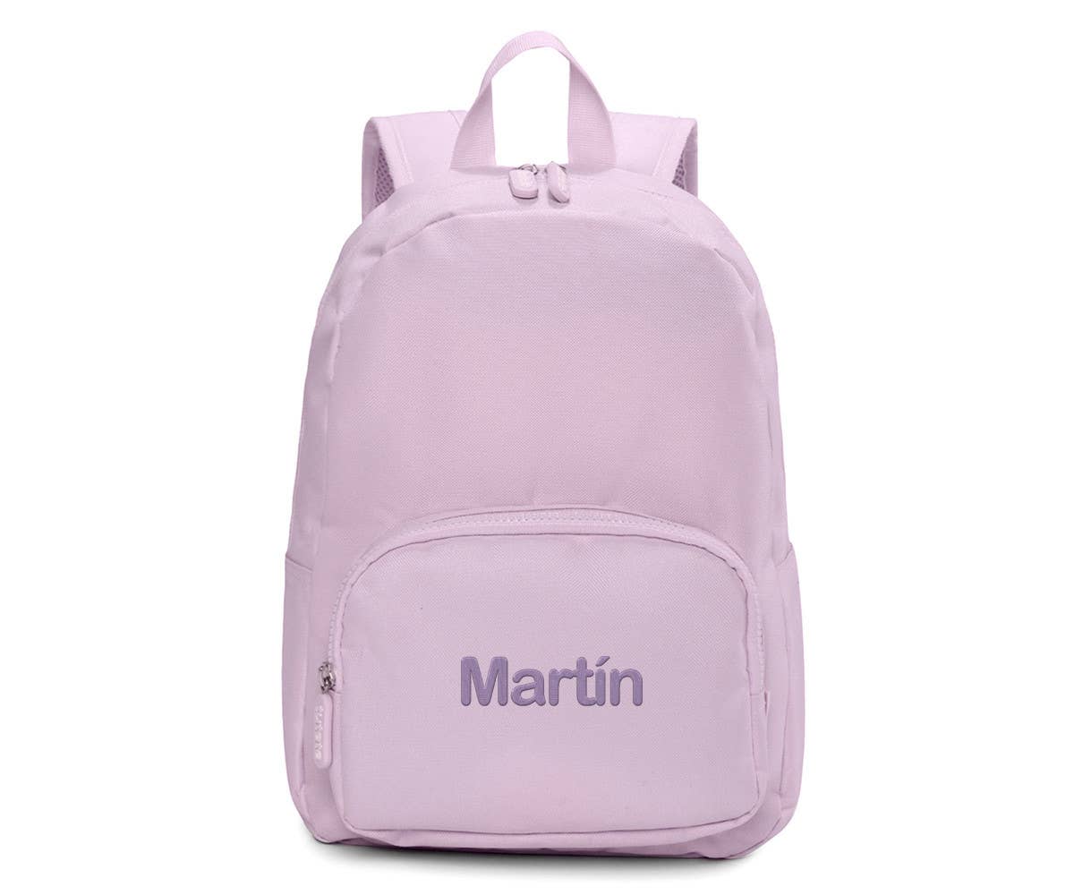 Customizable Solid Color Lavender Backpack