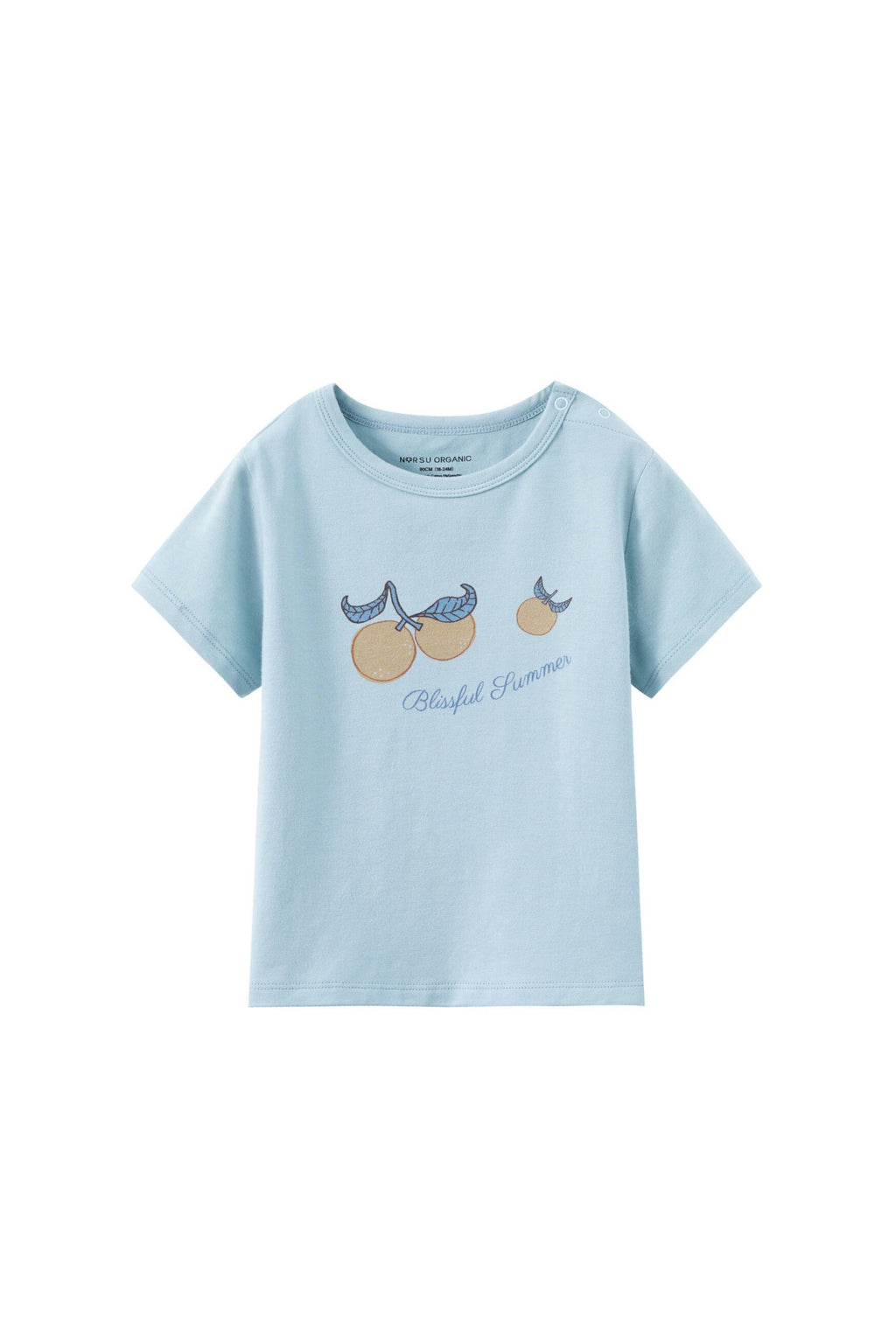 Organic Graphic T-shirt-Clementine