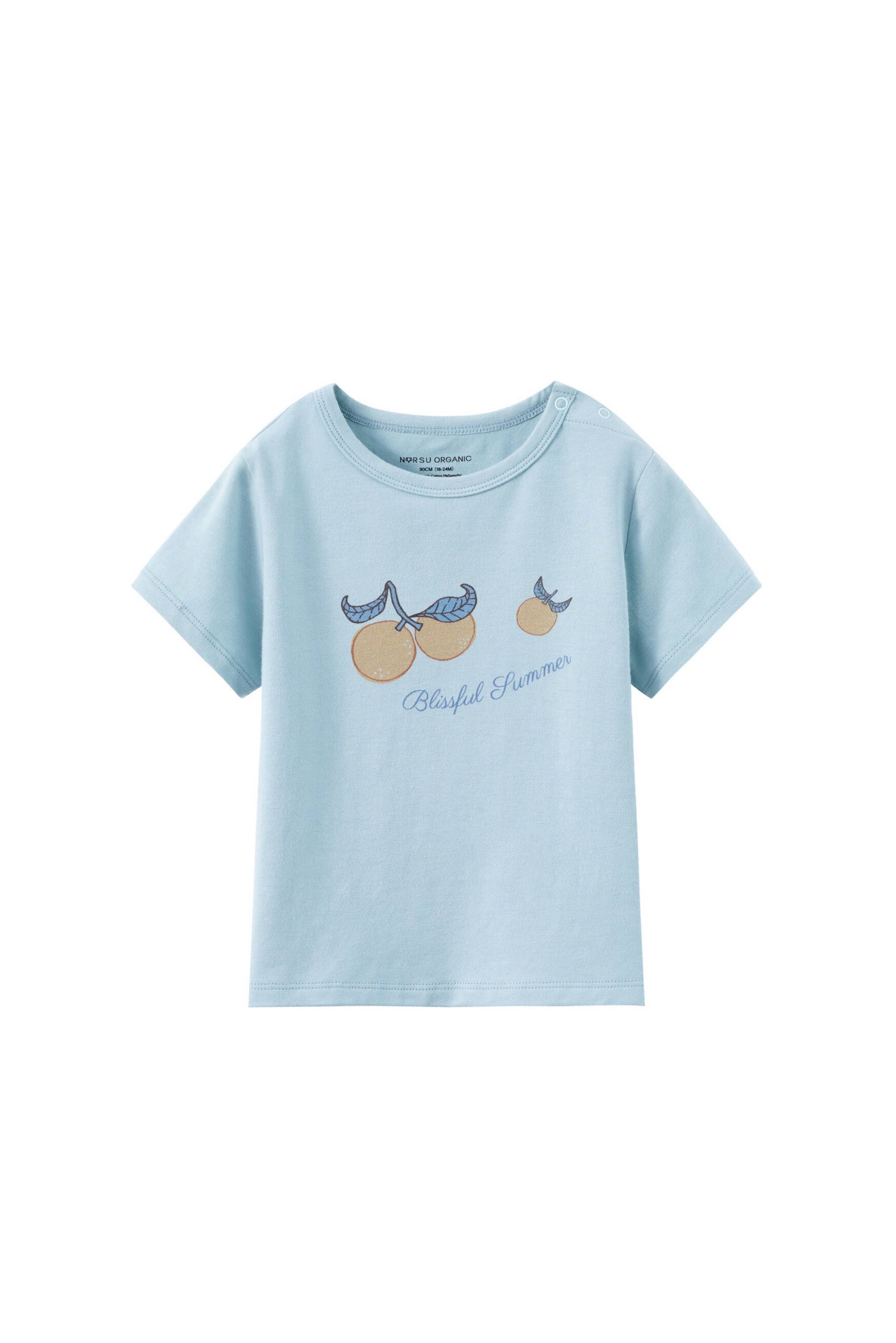 Organic Graphic T-shirt-Clementine