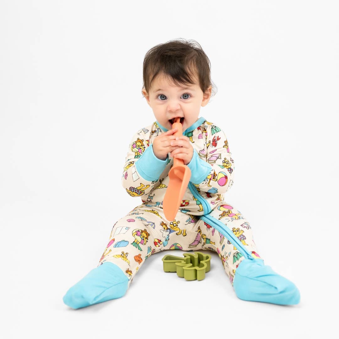 Arthur's Family Vacation Bamboo Convertible Footie Baby Pajamas