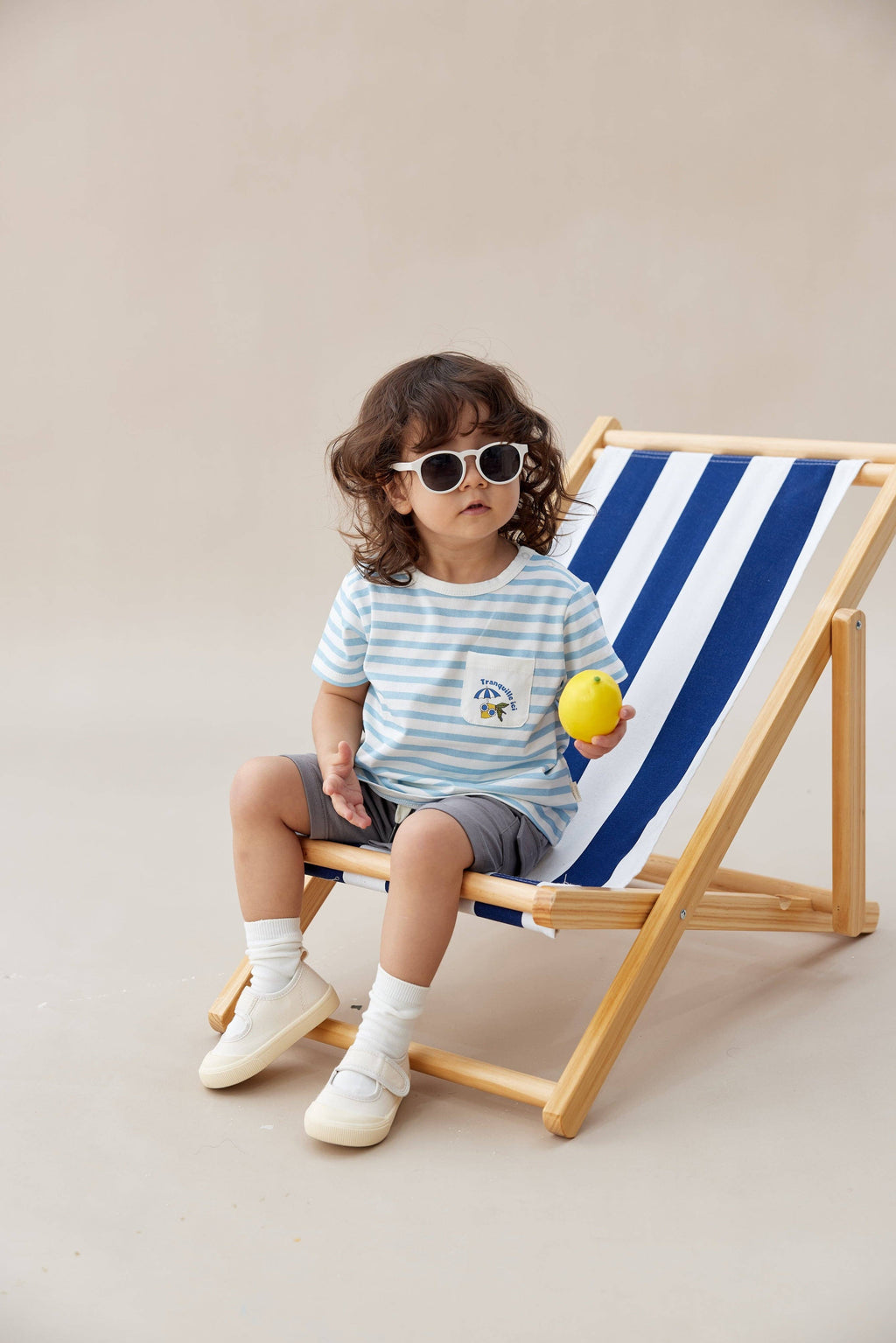 Toddler Organic Graphic T-shirt - Light blue