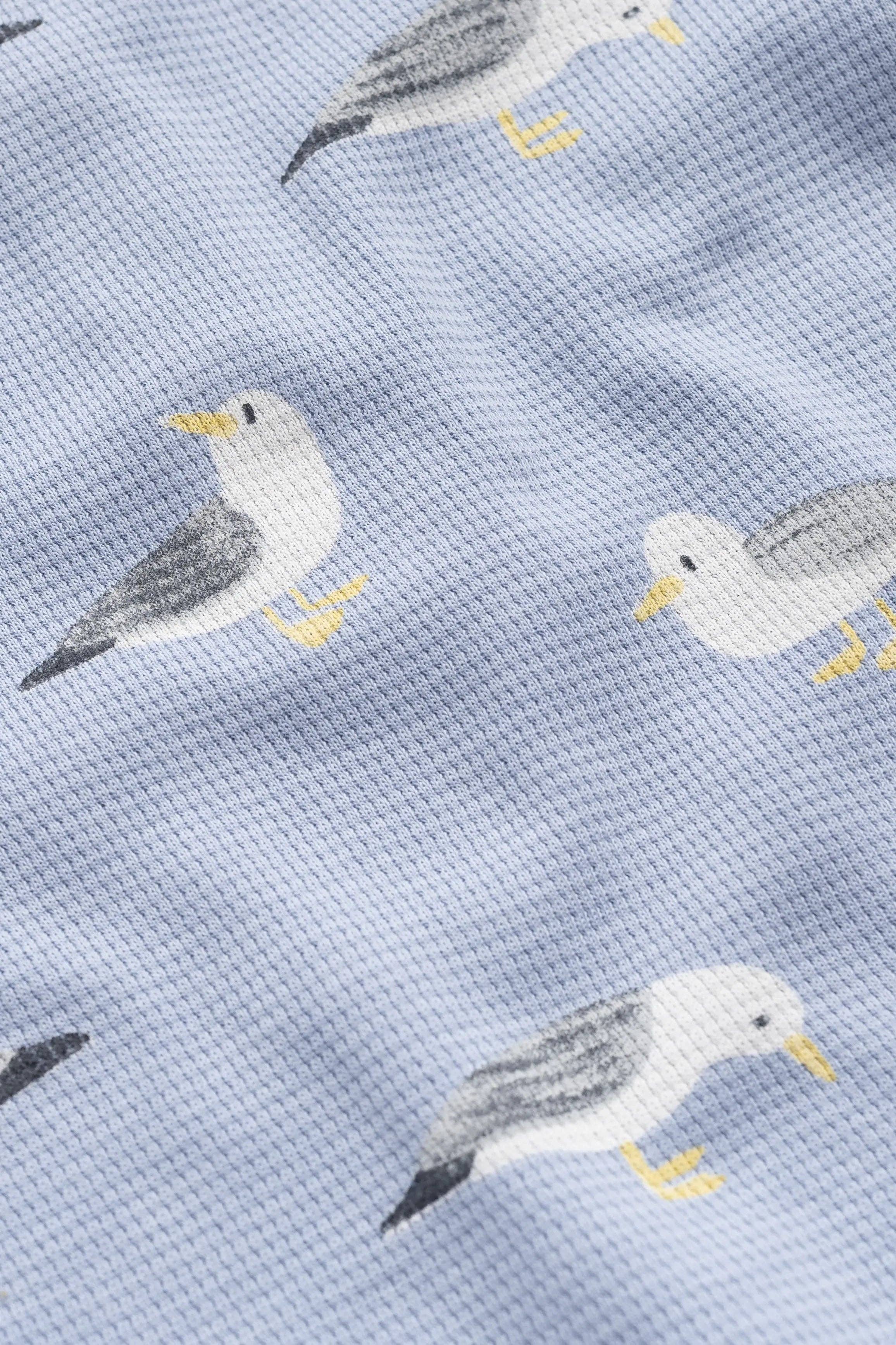 Baby Waffle Two-Piece Set Soaring Seagulls