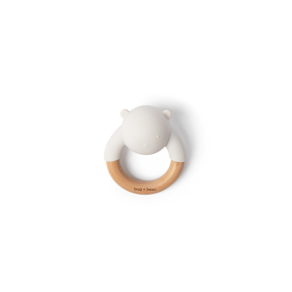 Baby Bear Teether Rattle Toy