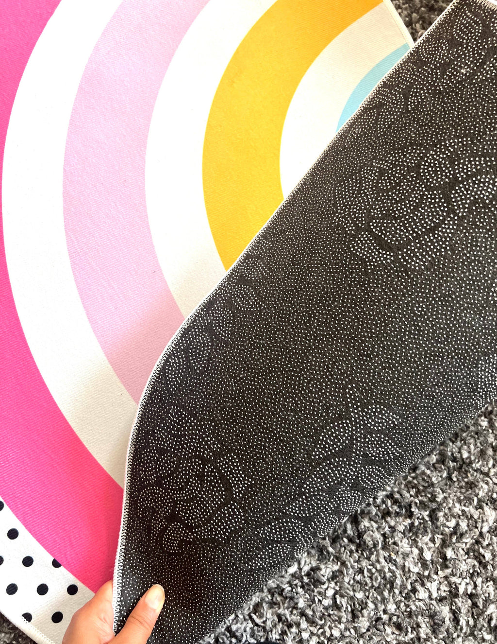 KIDS RAINBOW MAT-PLAYROOM MATS/NURSERY DECOR KIDS MATS