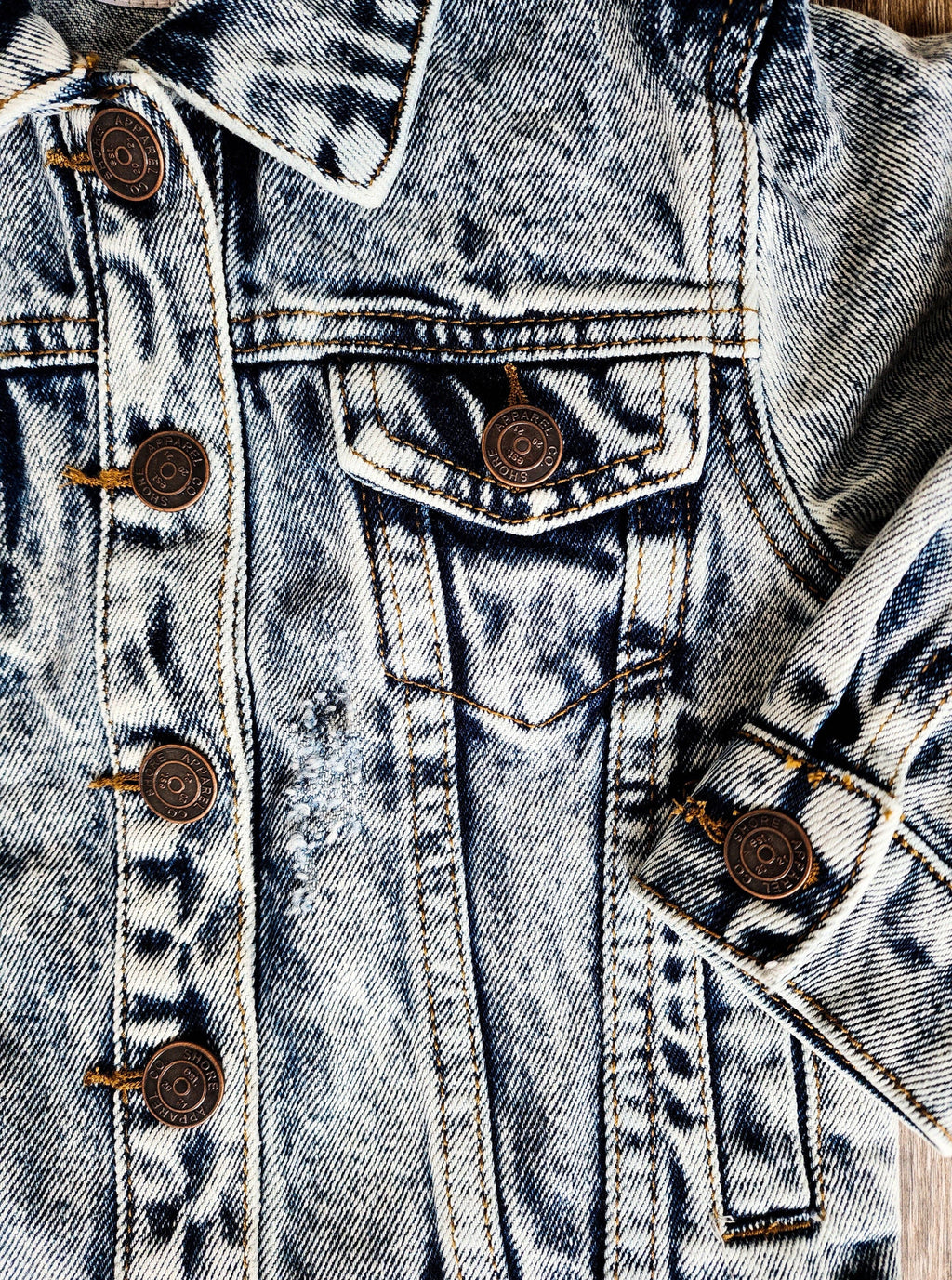 Smalls Acid Wash Blue Jean Jacket