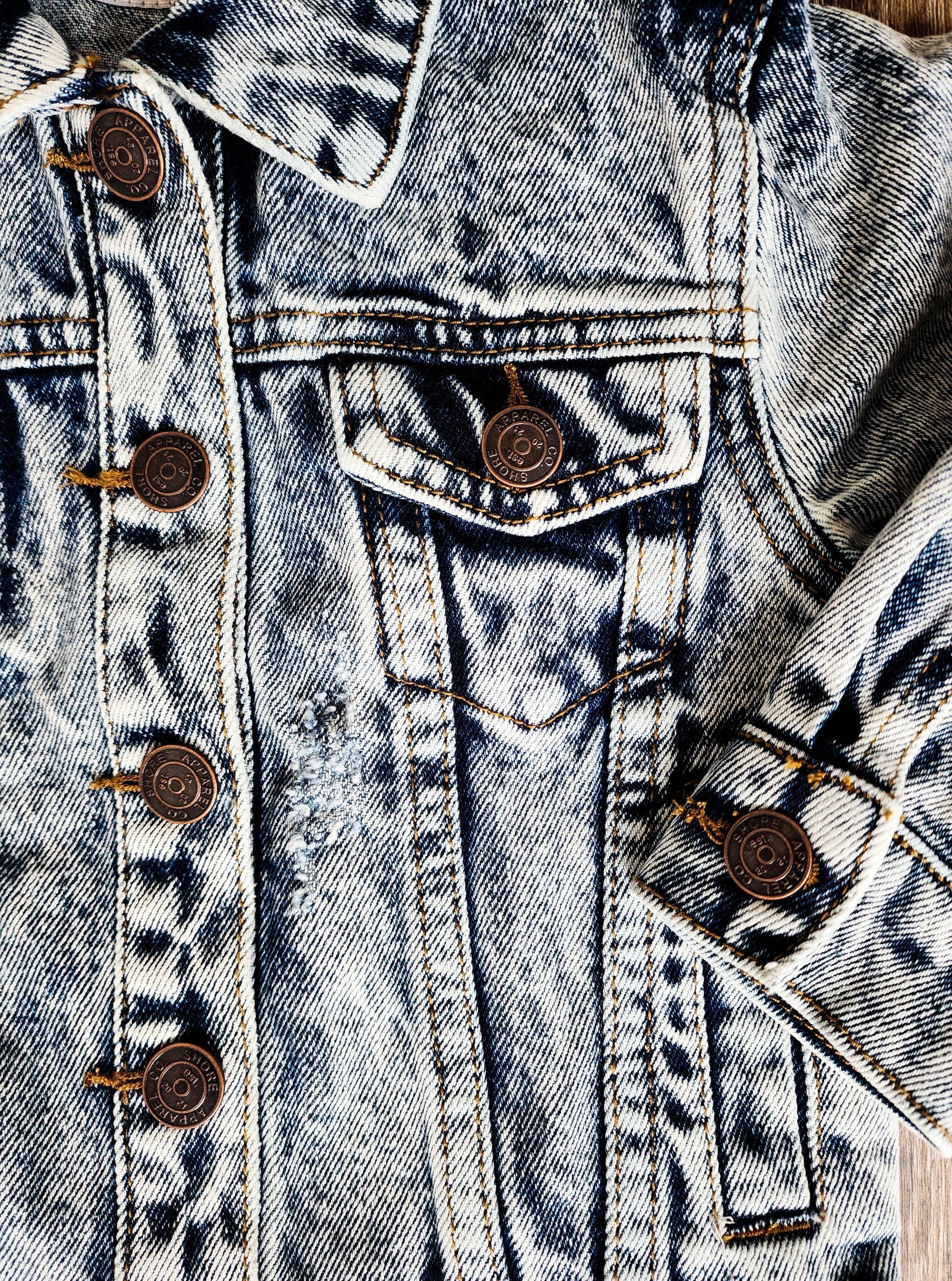 Smalls Acid Wash Blue Jean Jacket