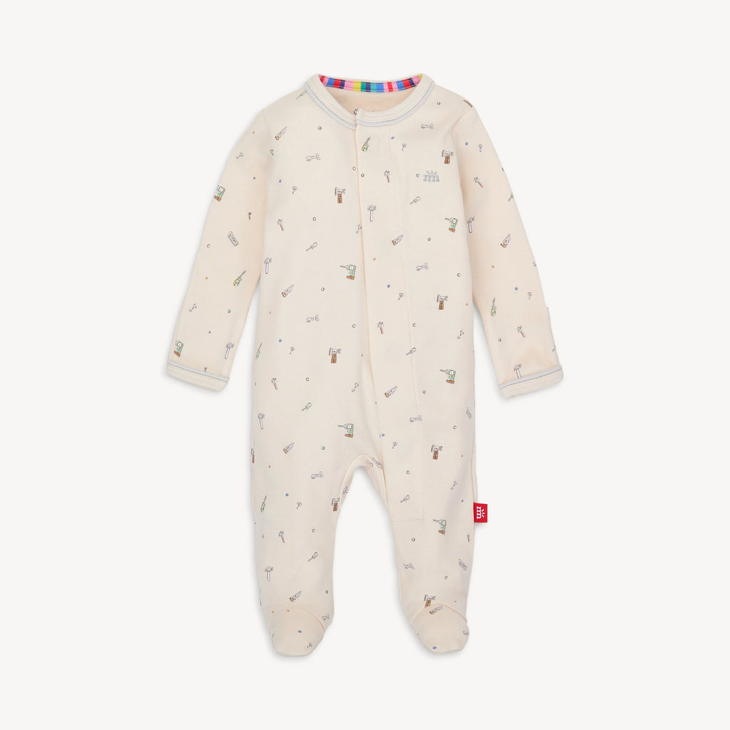 Fix it Friends Organic Cotton Magentic Footie