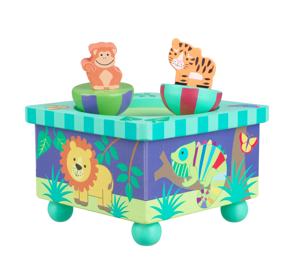 Jungle Animals Music Box