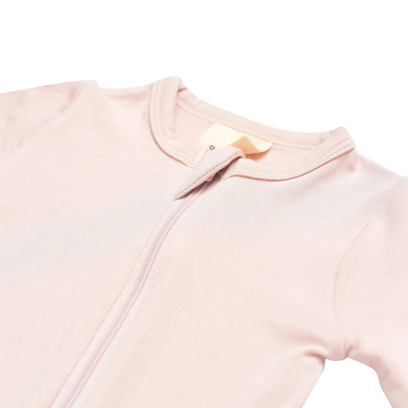 Pyjama à fermeture éclair rose poudré 