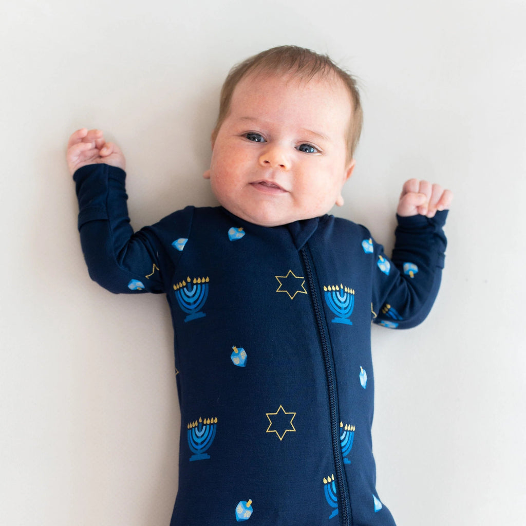 Chanukah Zippered Footie Pajama