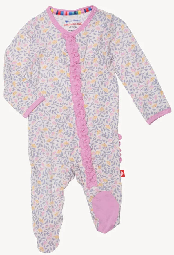 Amelia Ruffle Modal Footie