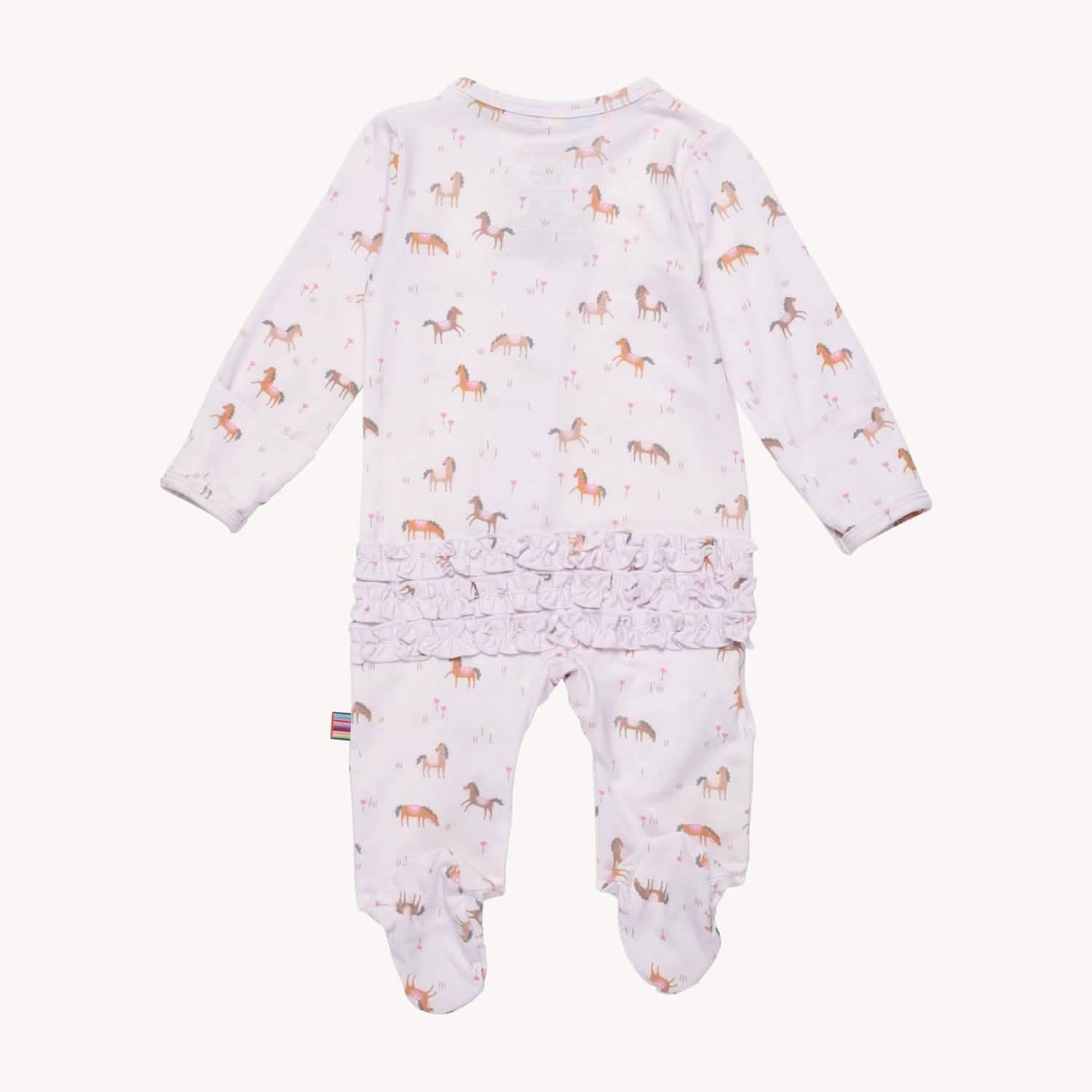 Purple Rein Favorite Footie with Ruffle Bum