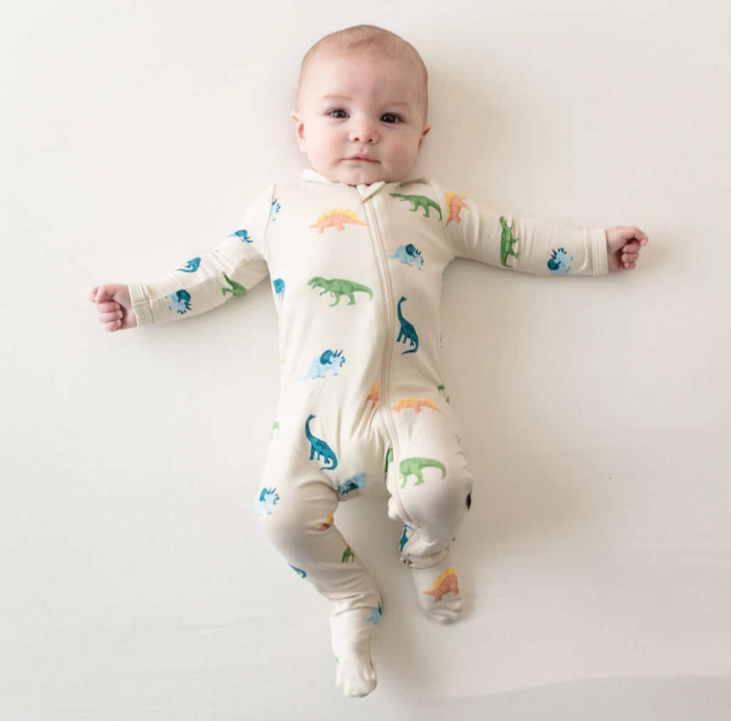 Kyte Baby Roar Zippered Footie Pajama