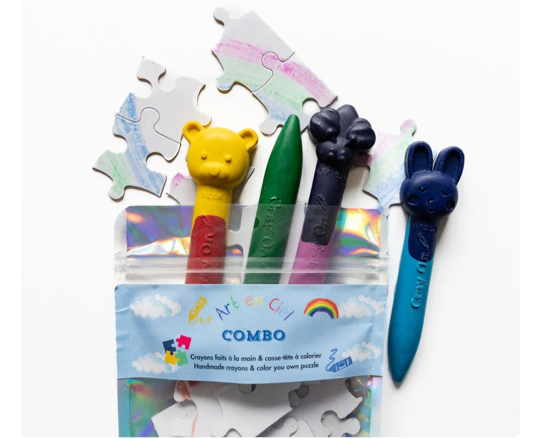 Handmade Crayons - STYX & PUZZLE/CASSE-TÊTE - Crayons faits à la main