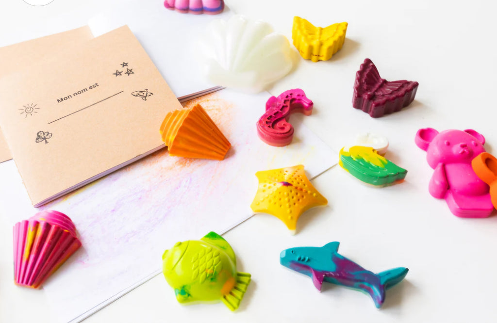 By The Sea Handmade Crayons - À la mer - Crayons faits à la main