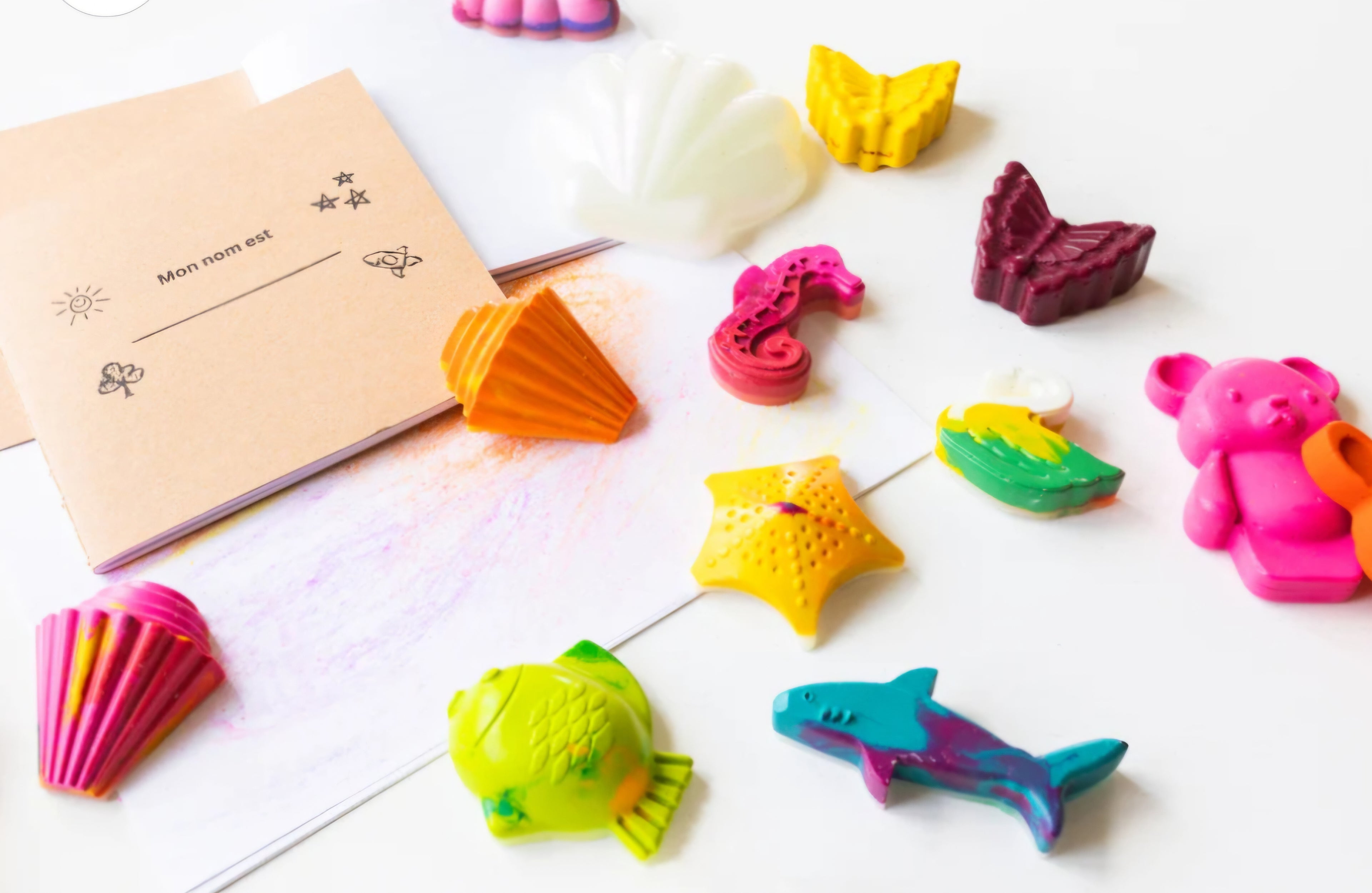 By The Sea Handmade Crayons - À la mer - Crayons faits à la main