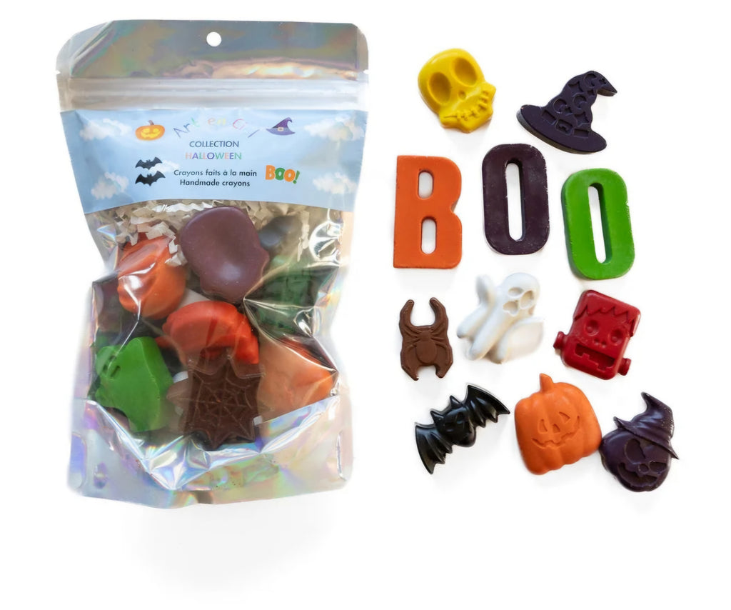 Handmade Crayons - HALLOWE'EN - Crayons faits à la main