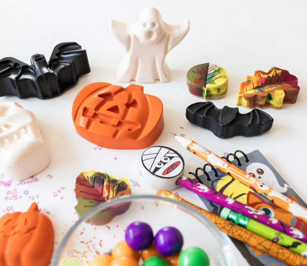 Handmade Crayons - HALLOWE'EN - Crayons faits à la main