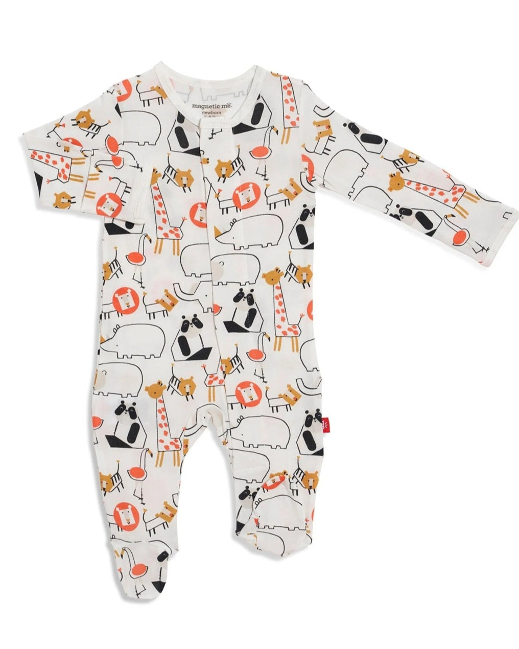 Zootiful Modal Magnetic Footie LAST SIZE: 18-24mos