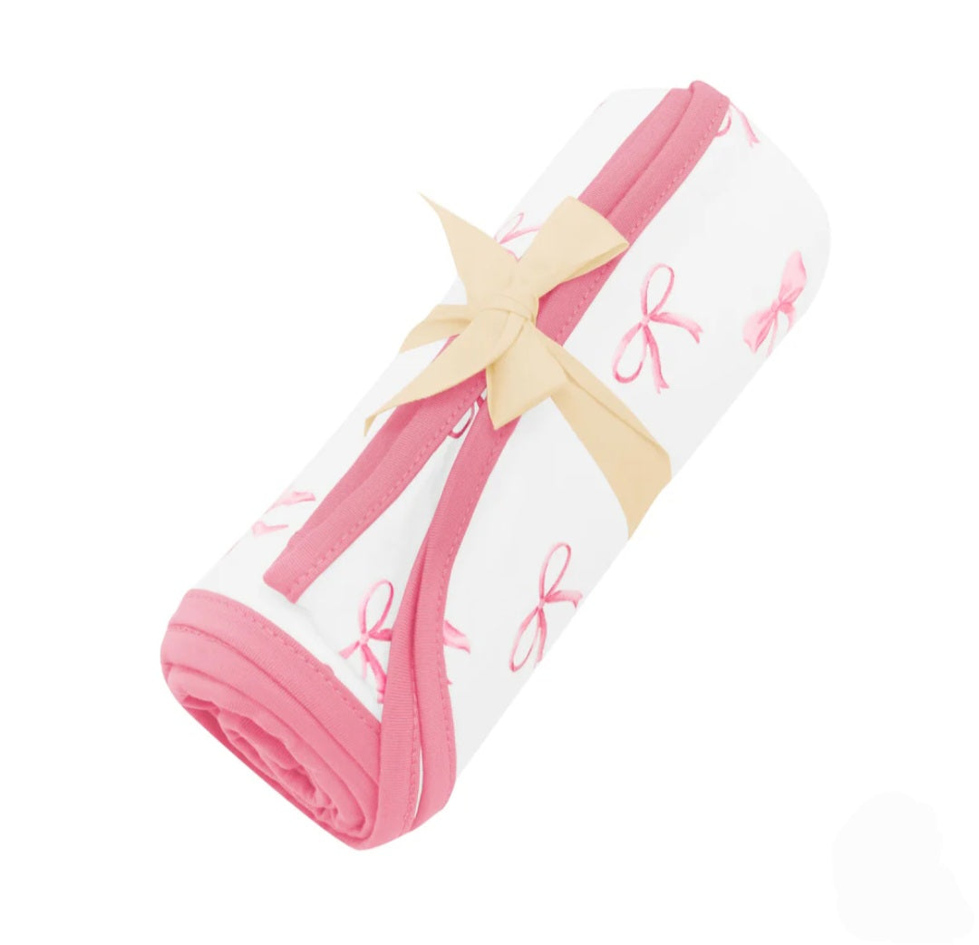 Bows Swaddle Blanket
