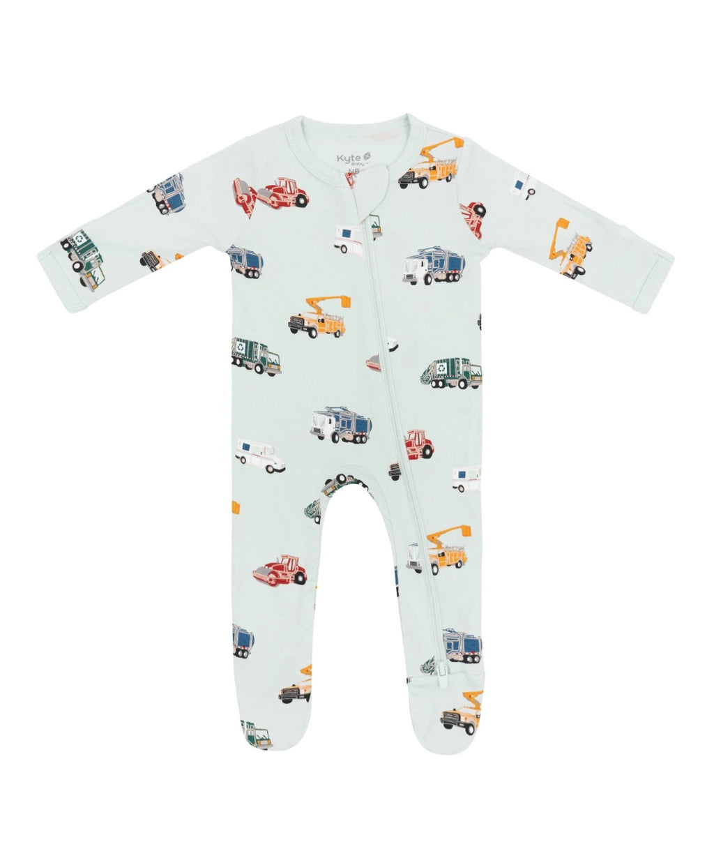 Kyte Baby City Vehicles Zippered Footie Pajama
