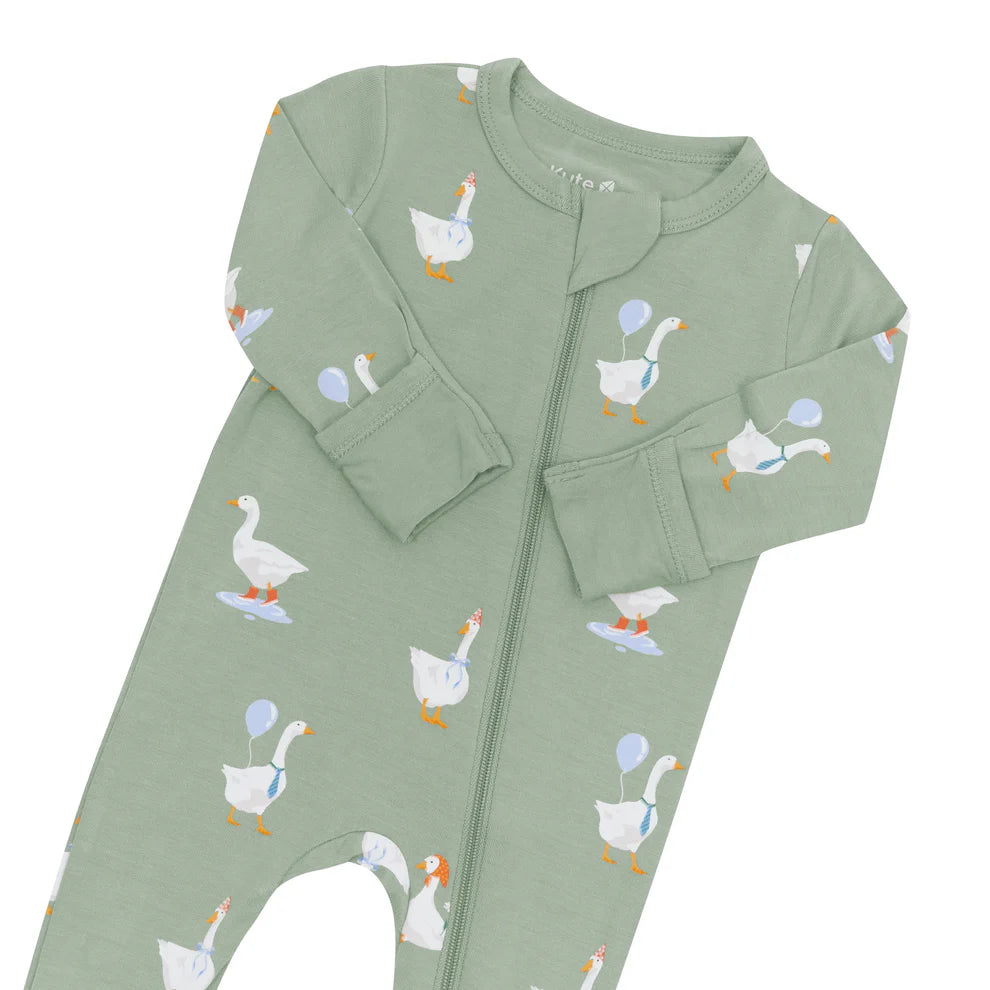 Silly Goose Zippered Footie Pyjama