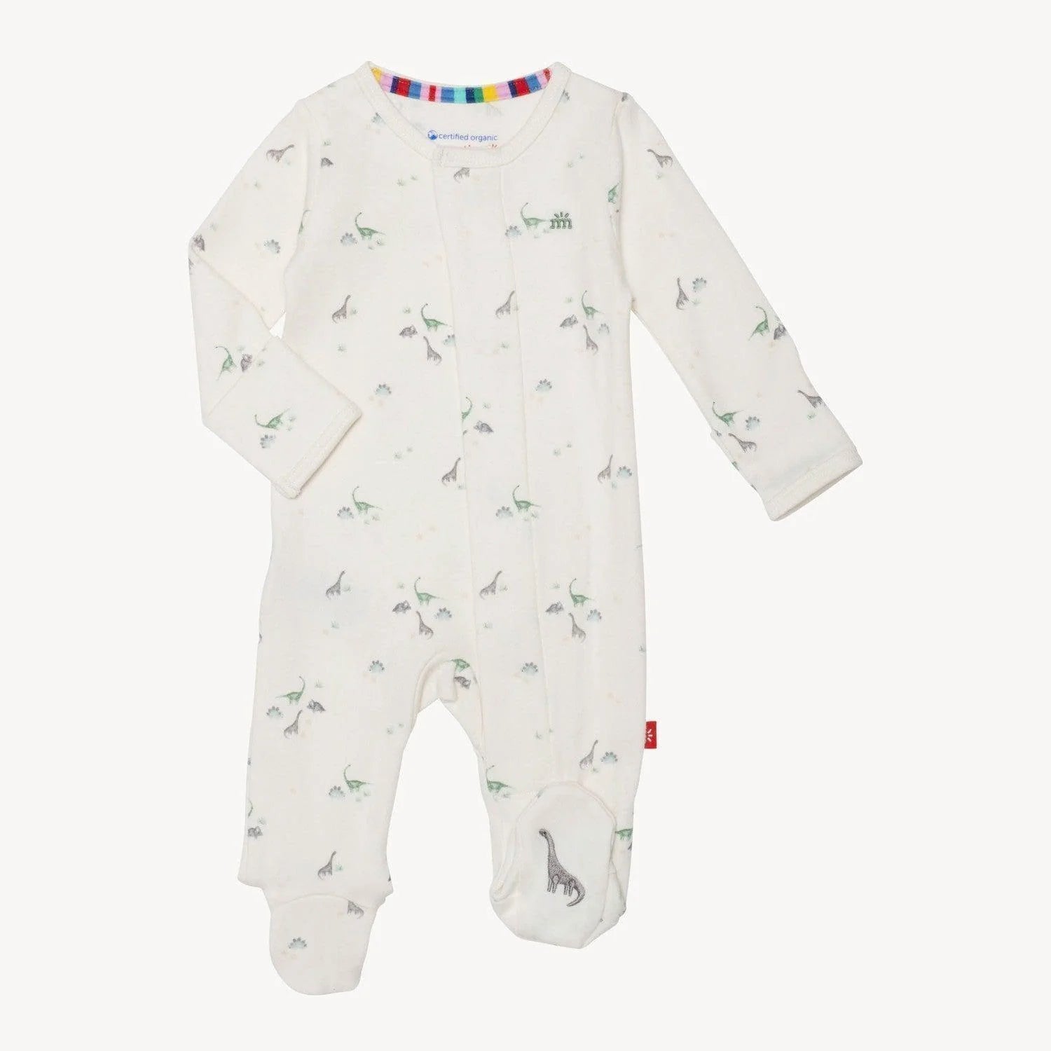 Tiny Diny Organic Cotton Magentic Footie