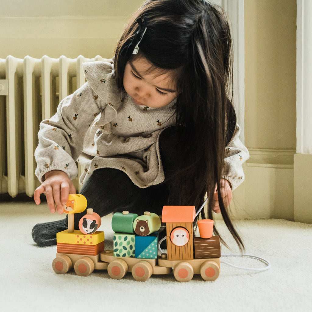 Woodland Animals Puzzle Train