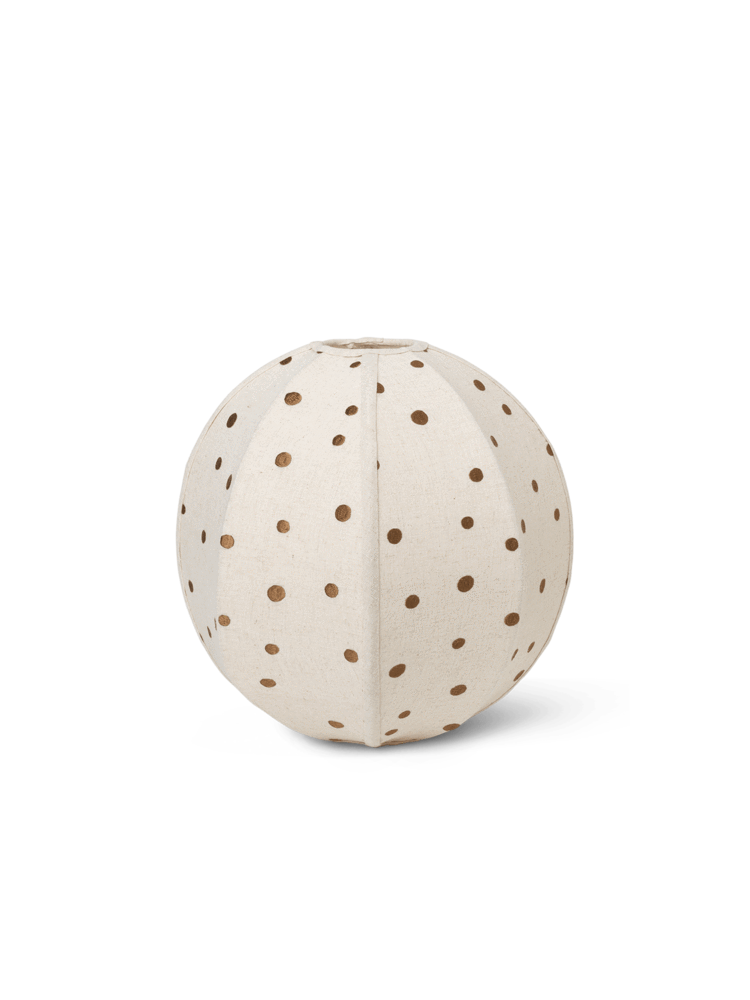Dots Embroidered Textile Lampshade