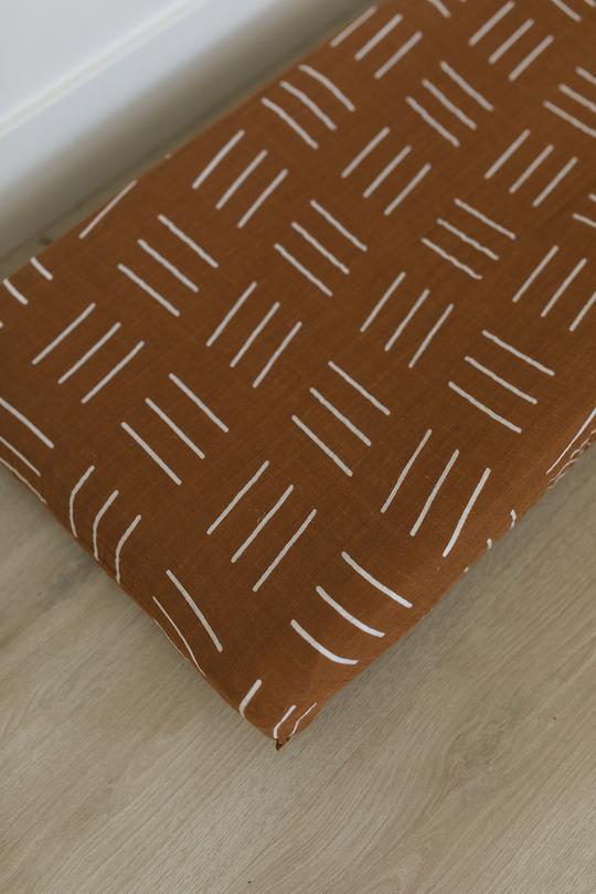 mebie baby - Mustard Changing Pad Cover