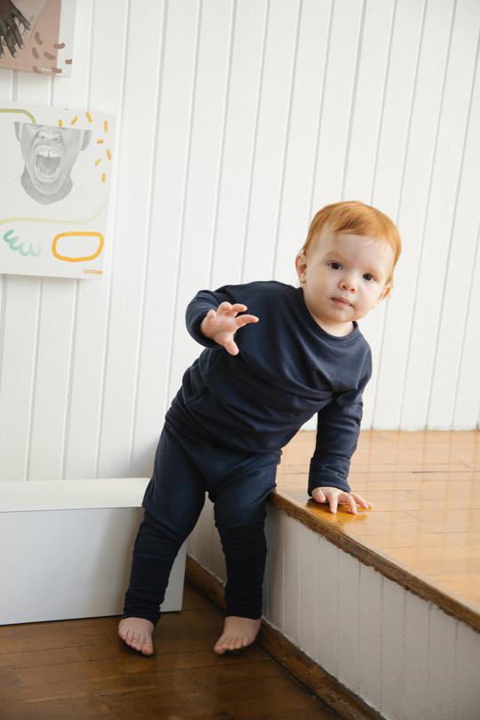Kid's Stuff - Navy Grow Harem Pants