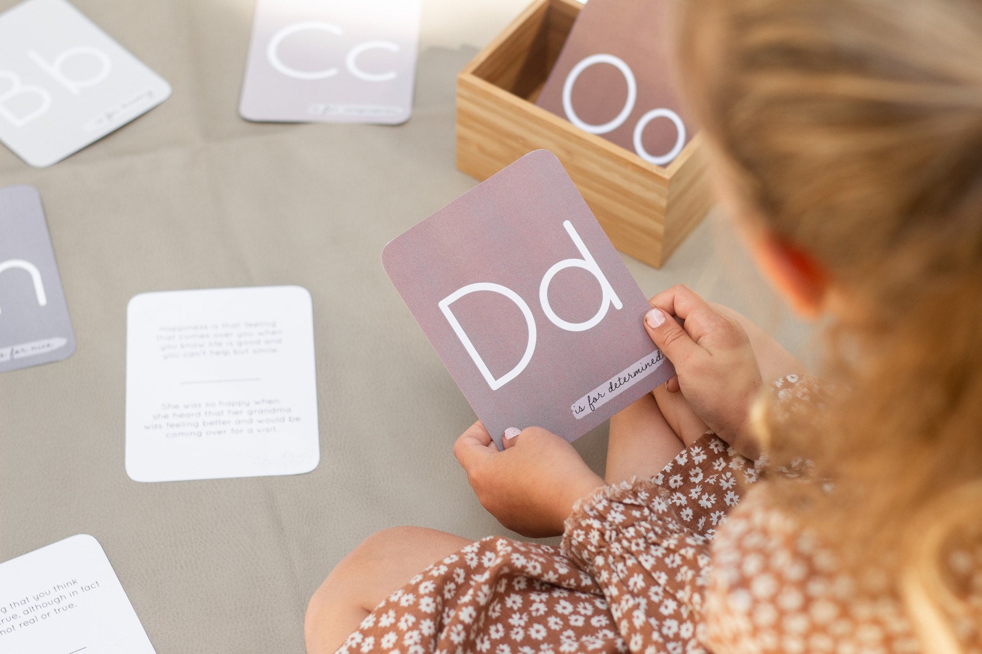 Oliver & Ko - Kindness Alphabet Cards-Clay