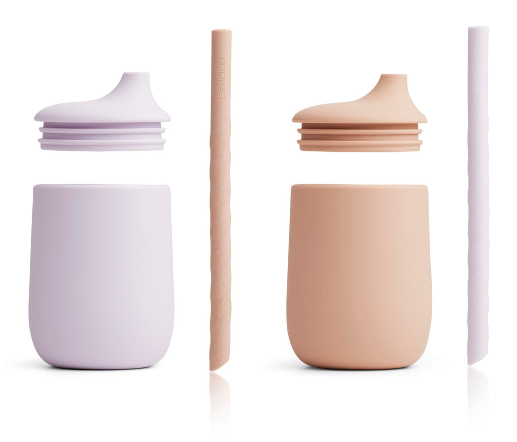 Ellis Sippy Cup 2 pack-Light Lavender/Rose Mix