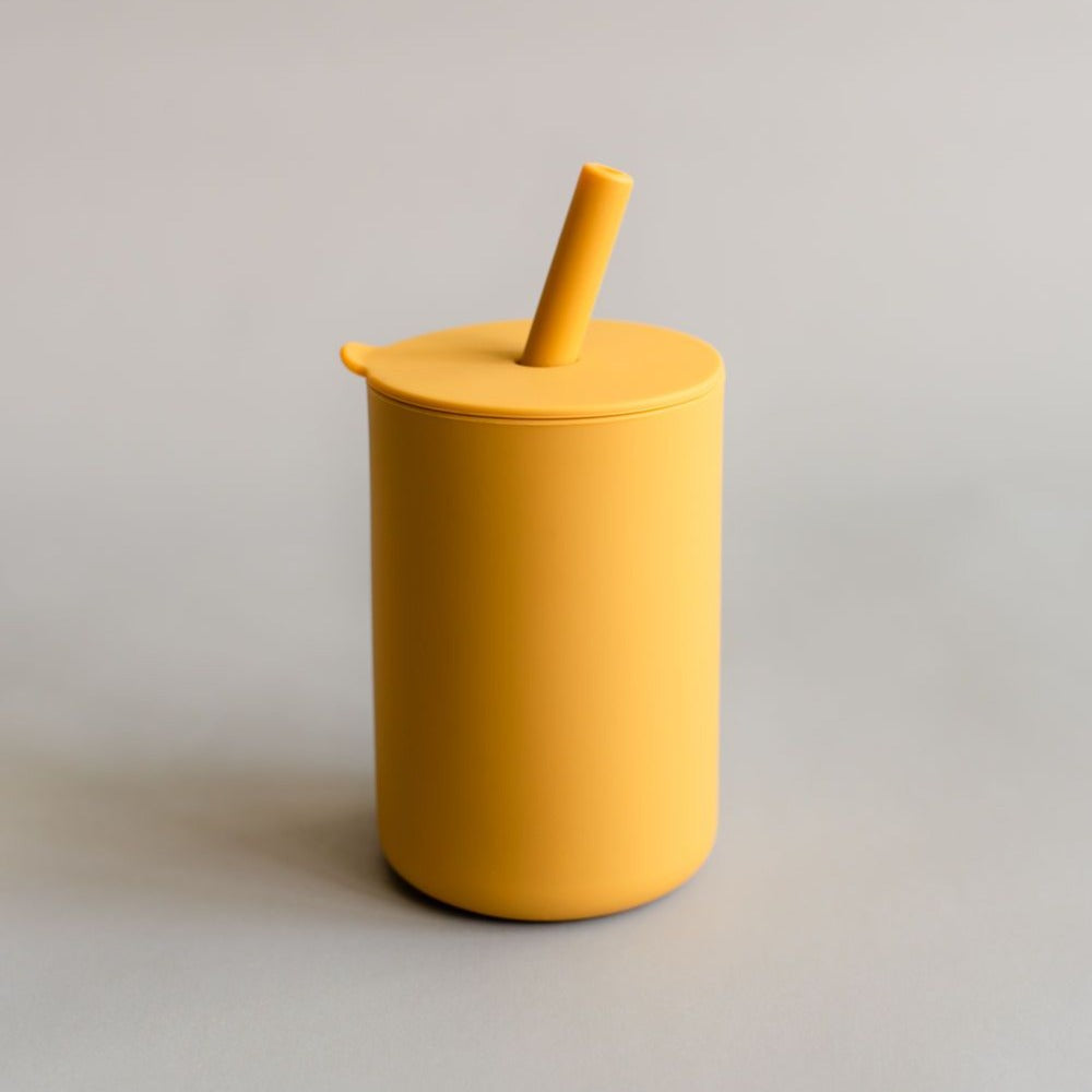 when we wear young - Sunset Straw Cup