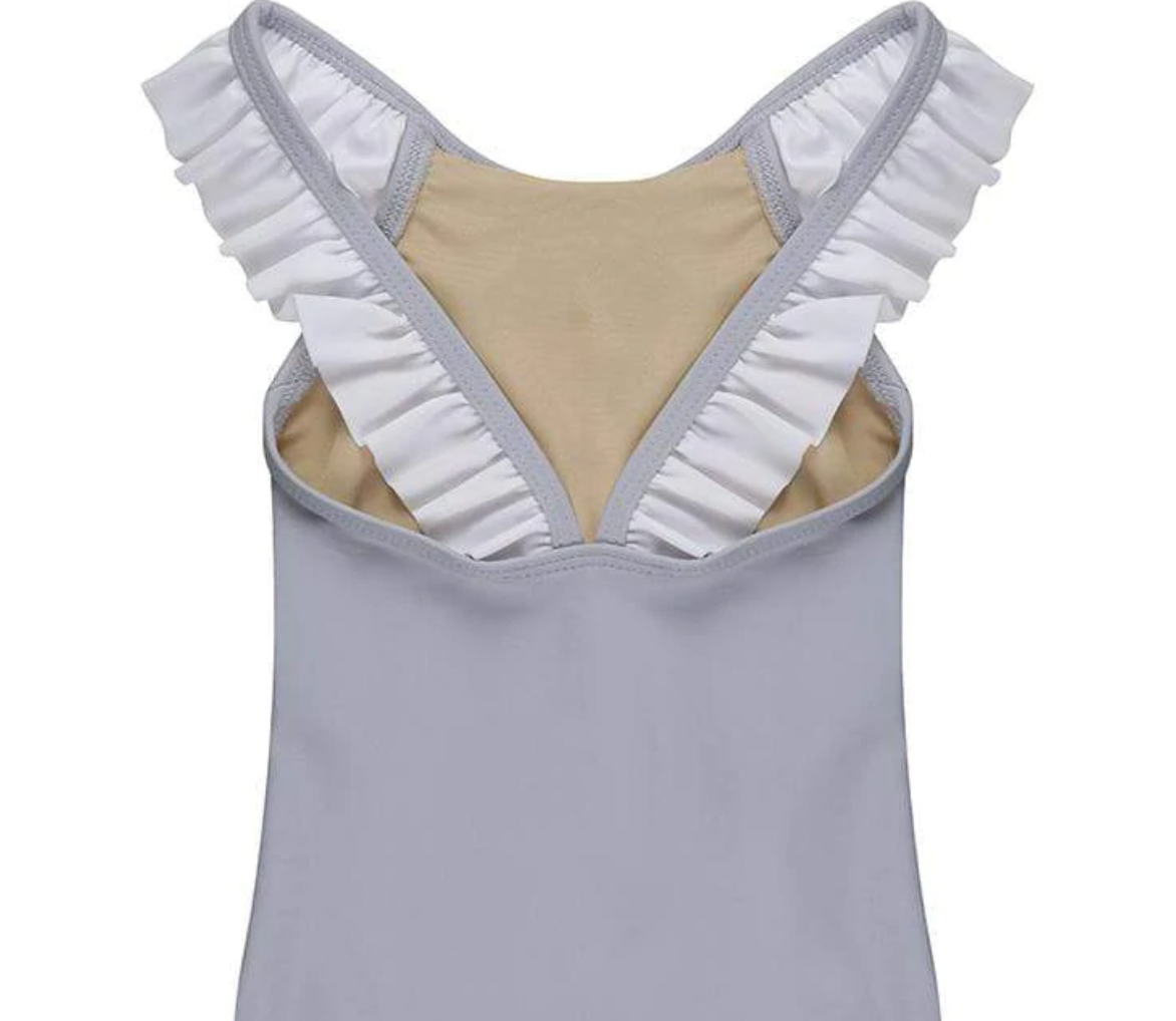 Slate Frill Swimsuit Costume