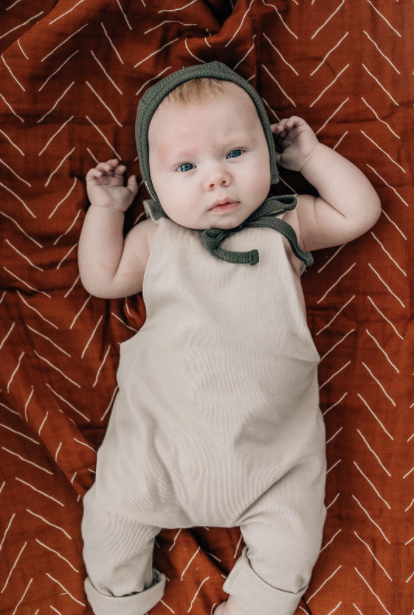 mebie baby - Rust Textiles Muslin Quilt
