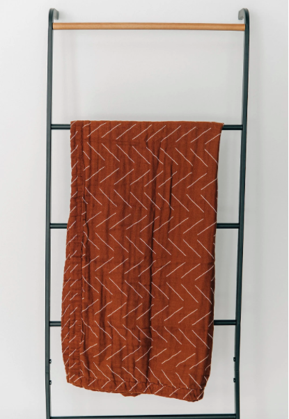 mebie baby - Rust Textiles Muslin Quilt