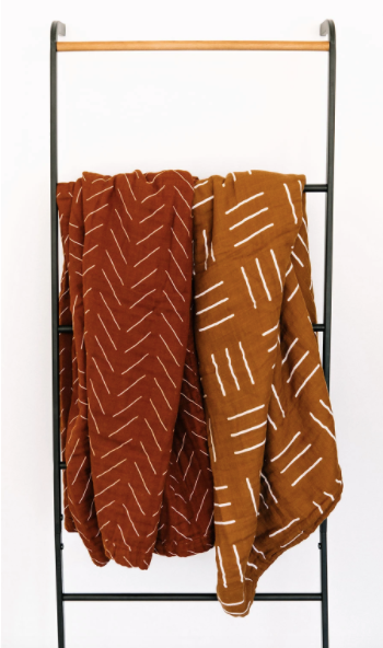 mebie baby - Rust Textiles Muslin Quilt