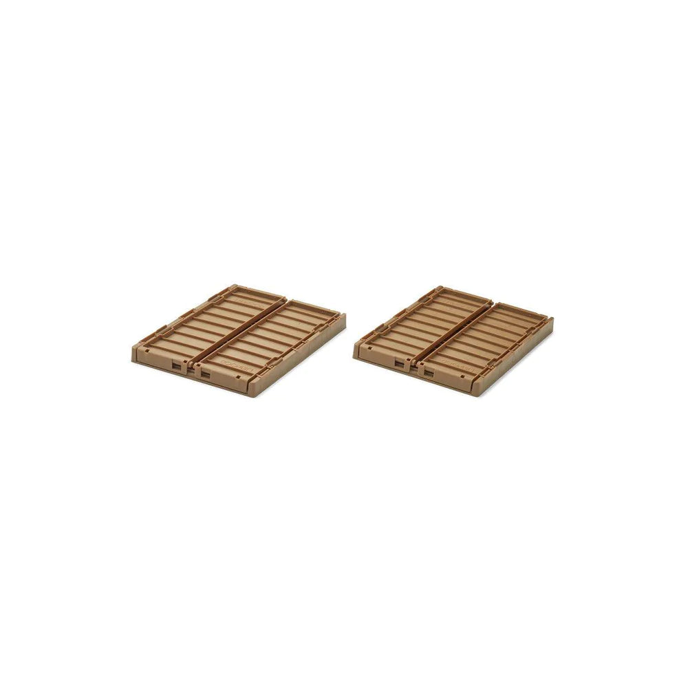 Weston Storage Box - Medium 2 pack - Pecan