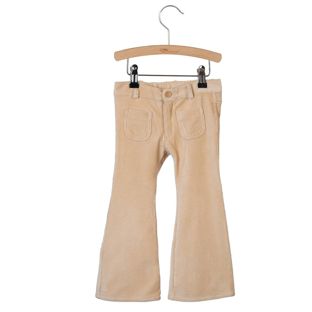 Little Hedonist - Flared Ribbed Pants