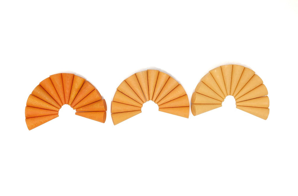 Mandala Orange Cones