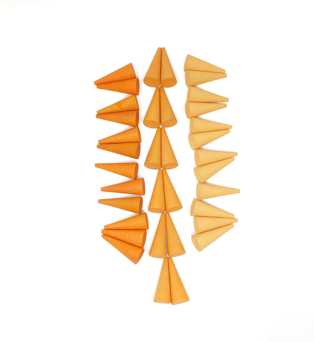 Mandala Orange Cones