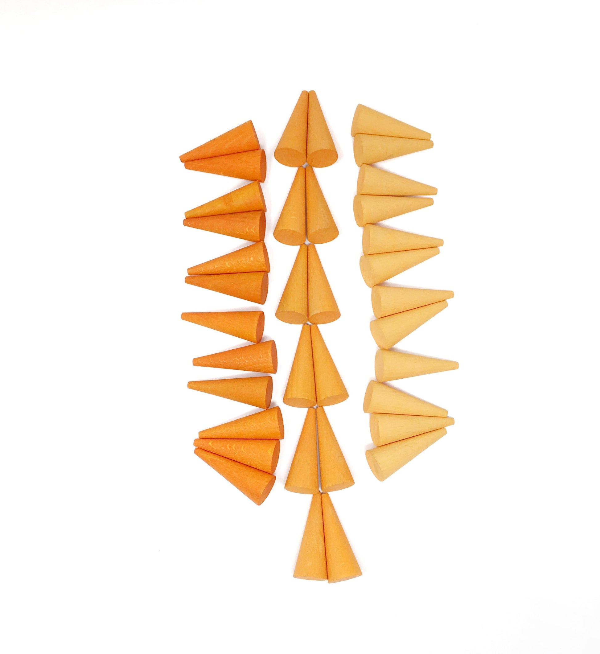 Mandala Orange Cones