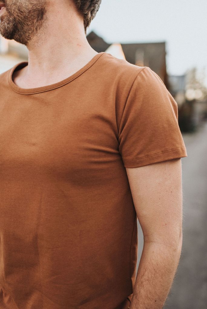 Men's Open Neck Tee