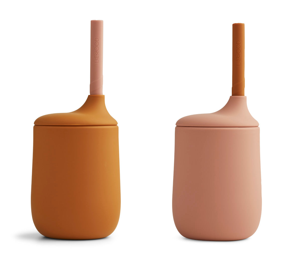 liewood - Ellis Sippy Cup 2 pack-Mustard/Dark Rose