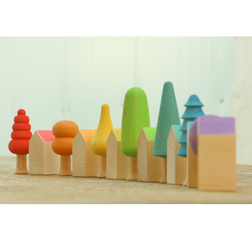 Natural and Coloured Little Houses
