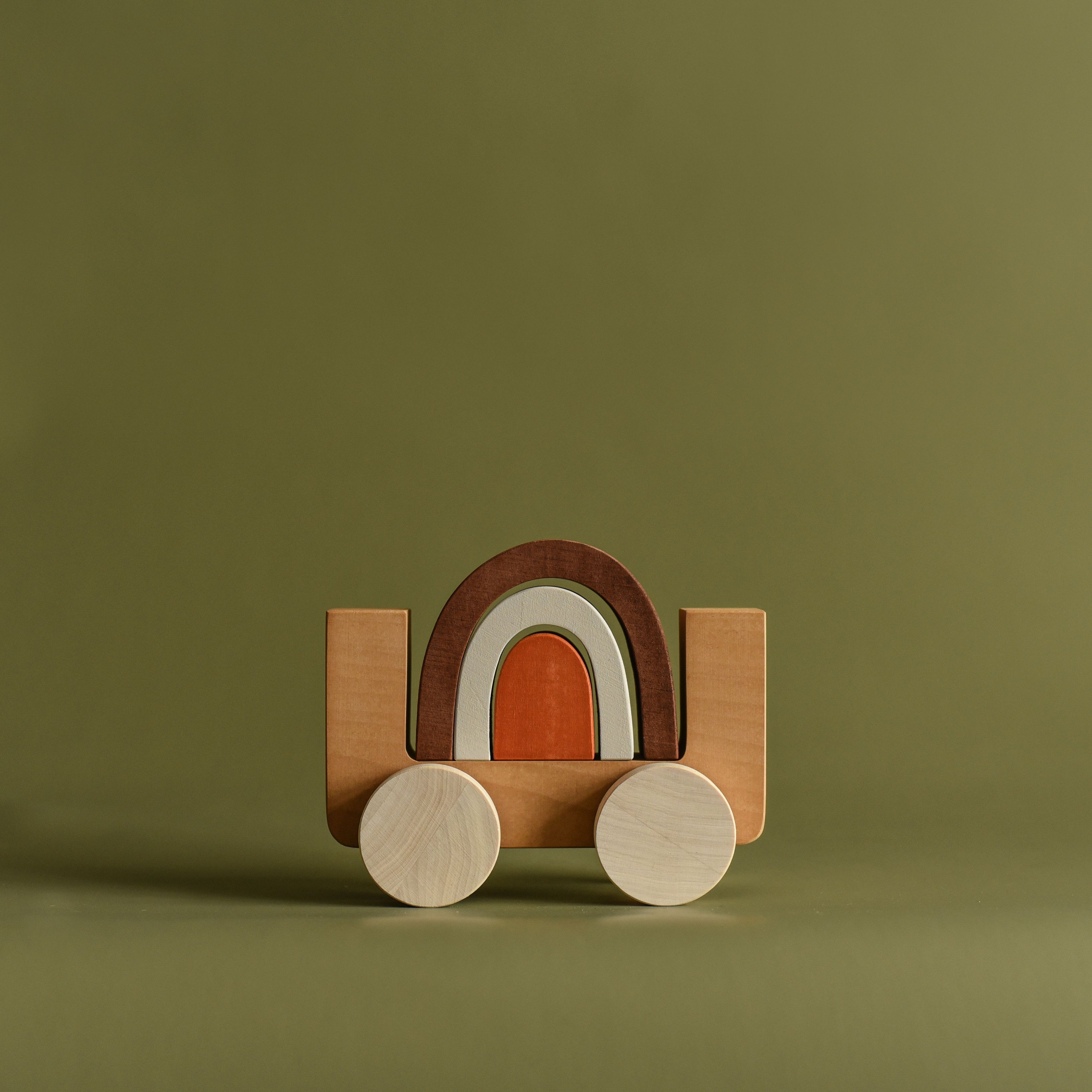 MinMin Copenhagen - Rainbow Car Stacker